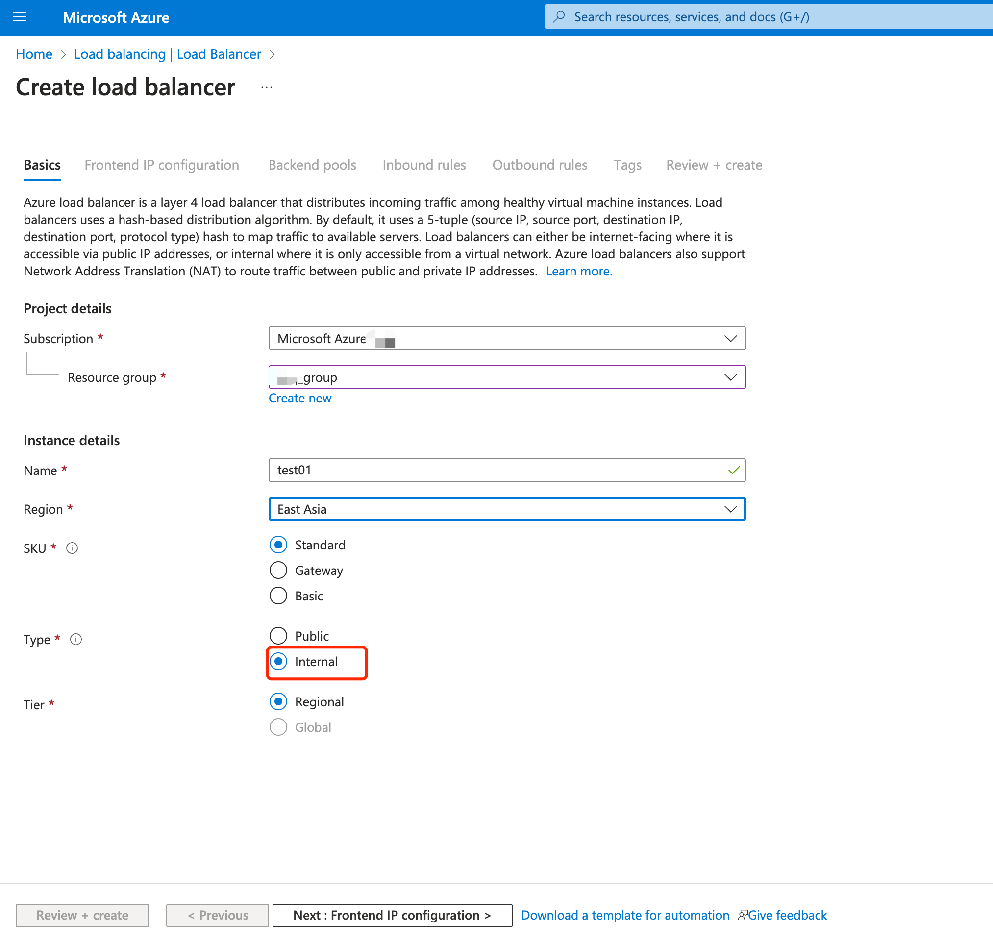 azure private