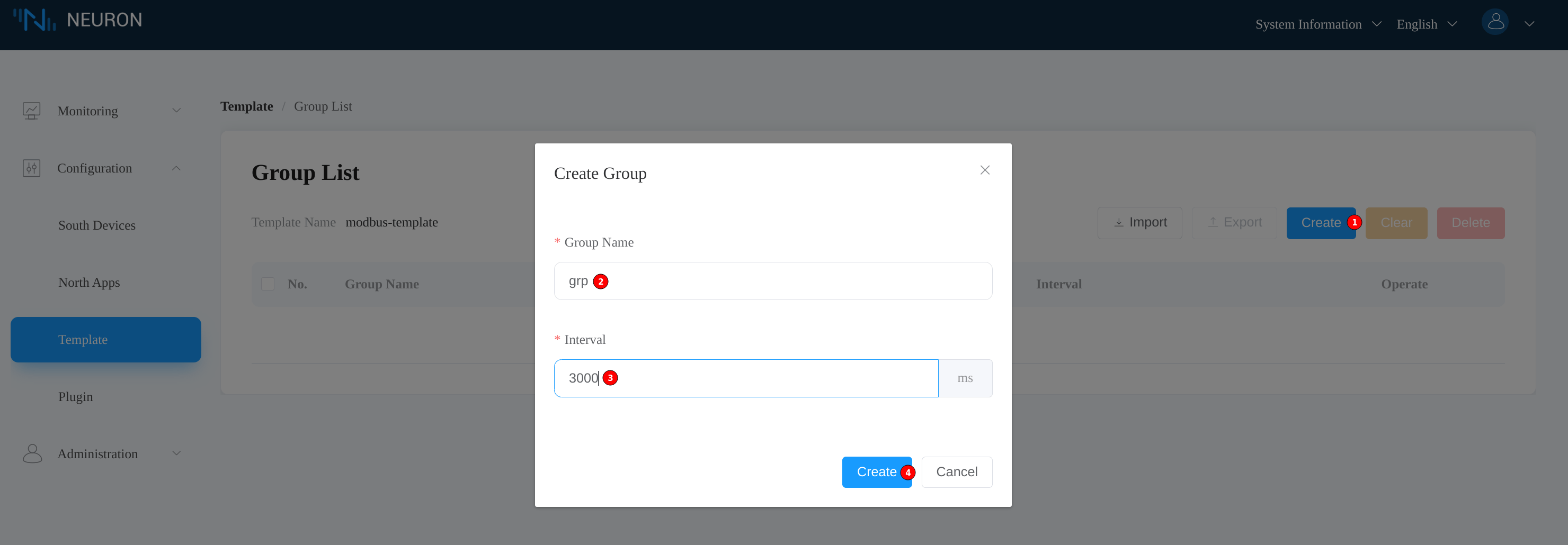 Add template group